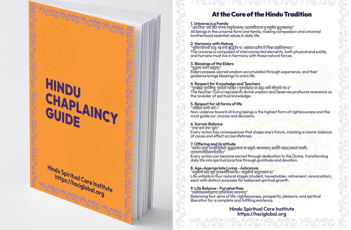 Bridging Tradition and Compassion: The First-Ever Hindu Chaplaincy Guide Publication of HSCI